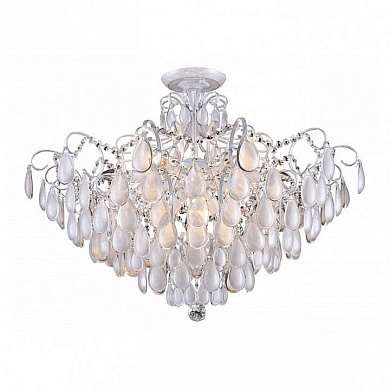 Люстра на штанге Crystal Lux Sevilia SEVILIA PL9 SILVER