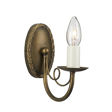 Бра Elstead Lighting MINSTER MN1 BLK/GOLD