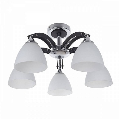 Люстра на штанге IDLamp Fayora 287/5PF-Blackchrome