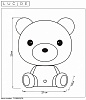 Ночник Lucide Dodo Bear 71590/03/31