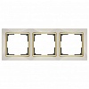 Рамка на 3 поста Werkel Snabb WL03-Frame-03-ivory-GD