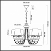 Подвесная люстра Odeon Light Liria 4182/6