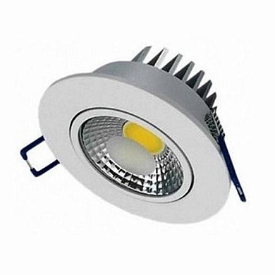 Светильник Downlight Horoz 016-033 016-033-0005 Светодиодный св-к встраиваемый 5W 4200К Белый