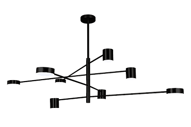 Люстра Nuolang 8021-DW-8 BLACK