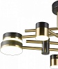 Люстра на штанге Natali Kovaltseva Loft Led LED LAMPS 81369 GOLD BLACK