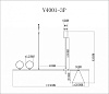 Люстра на штанге Moderli Holly V4001-3P