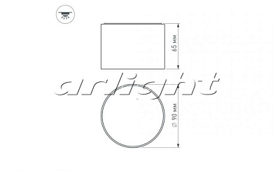 Светодиодный светильник Arlight 022241 8Вт Белый (дневной) 4000К