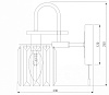 Бра Eurosvet Tenia 70090/1 черный