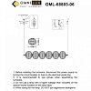 Подвесной светильник Omnilux Cedrello OML-68803-06