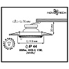 Встраиваемый светильник Novotech Daisy 370053