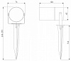 Наземный низкий светильник Elektrostandard Landscape/2 Landscape черный (35146/S)