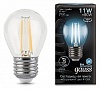 Лампа светодиодная Gauss LED Filament E27 11Вт 4100K 105802211