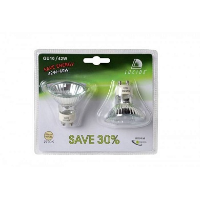 Светодиодная лампа Lucide Halogene Bulb 50222/42/60 GU10 42Вт Теплый белый 2700К