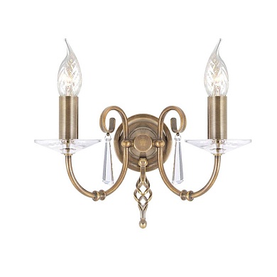 Бра Elstead Lighting Aegean AG2 AGED BRASS