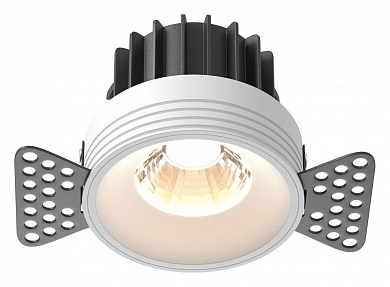 Встраиваемый светильник Maytoni Round DL058-12W3K-TRS-W