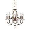 Подвесная люстра Elstead Lighting Aegean AG5 AGED BRASS