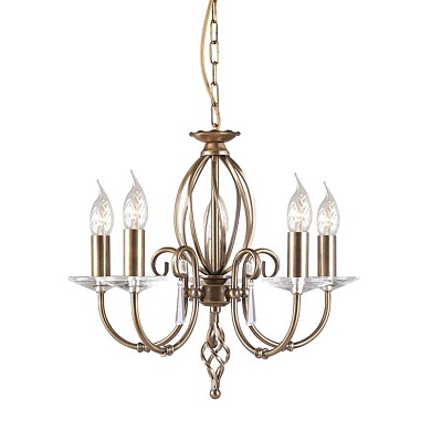 Подвесная люстра Elstead Lighting Aegean AG5 AGED BRASS