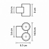 Накладной светильник Lightstar Paro LED 352674