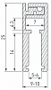 Профиль для стекла Arlight KLUS-GLASS-56-2000 ANOD 019193