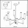 Люстра на штанге Lumion Kamilla 5275/8C