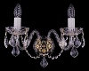 Бра Bohemia Ivele Crystal 1400 1402B/2/195XL/G/Leafs