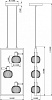 Подвесной светильник Moderli Katrin V3035-3P