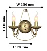 Бра F-promo Chateau 2163-2W