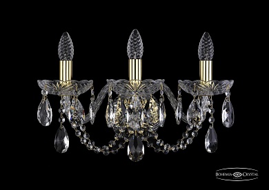 Бра Bohemia Ivele Crystal 1402 1402B/3/160/XL/G