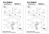 Накладной светильник Globo Ballerina I 48092-3