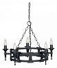 Подвесная люстра Elstead Lighting Saxon SAX5-BLK