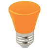 Лампа светодиодная Volpe Décor Color E27 1Вт K LED-D45-1W/ORANGE/E27/FR/С BELL
