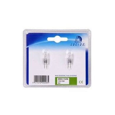 Лампа галогенная Lucide Halogene Bulb 50231/12/05 G4 5Вт Теплый белый 2900К